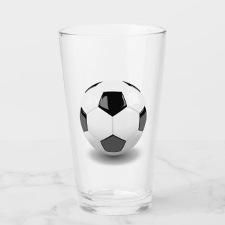 3D beautiful soccer ball Glass