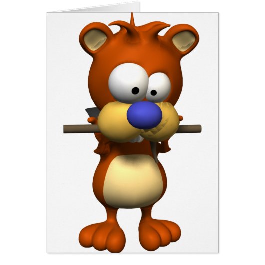 3D Beaver Cards (Front)