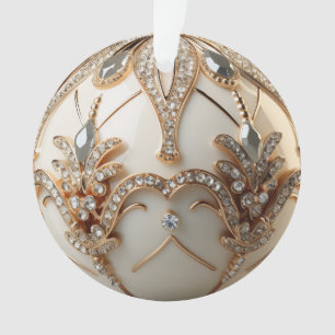 3d bejeweled ornament
