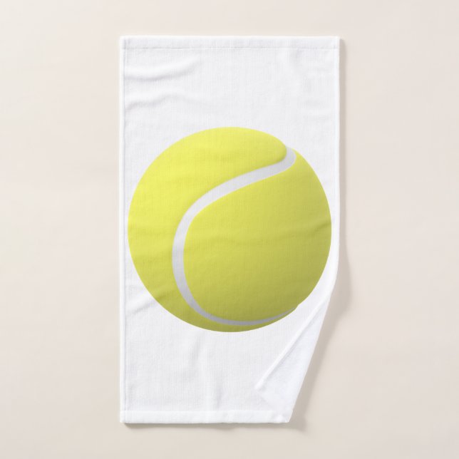 3D big tennis ball Hand Towel (Hand Towel)