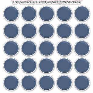 3D Blue Foil Seal Starburst Excellence Award Medal Sticker