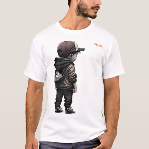 3D boy print t_shirt 