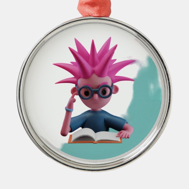 3D Boy Sticker Ornaments (Front)