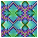 3D BRIGHT! ~ Green Purple Pink Aqua ~ Cute Fabric