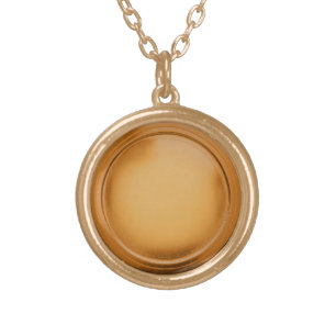 3D Bronze Foil Seal Elegant Excellence Award Medal Gold Plated Necklace