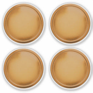 3D Bronze Foil Seal Elegant Excellence Award Medal Sticker