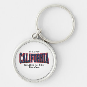 3D California Keychain