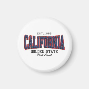 3D California Magnet