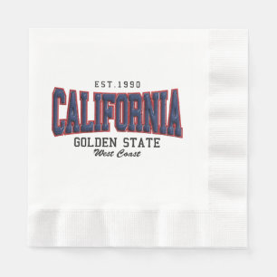 3D California  Napkins