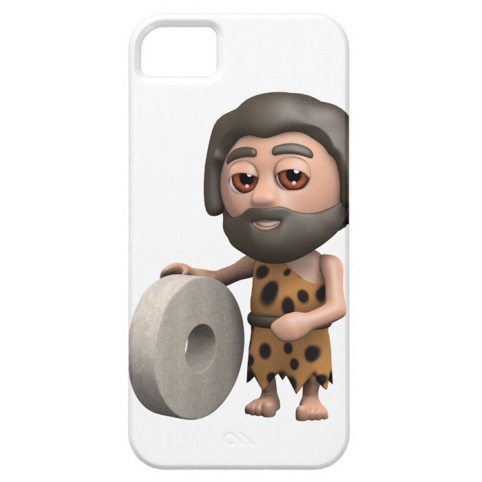 3d caveman wheel (Any Color U Like) iPhone 5 Case