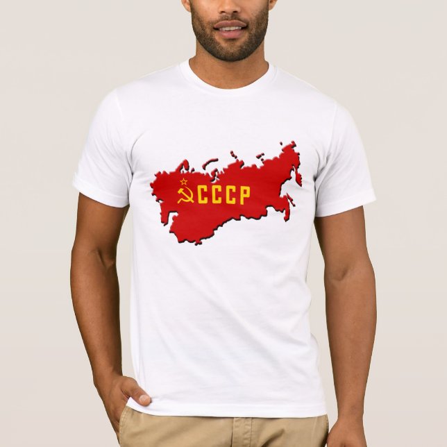 3D CCCP (Map) T-Shirt (Front)