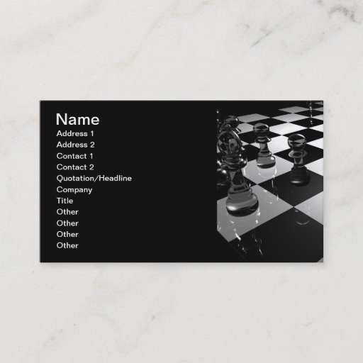 Customizable 3d_chess_board_wallpaper_3d_models_3d_wallpaper_19 business card templates