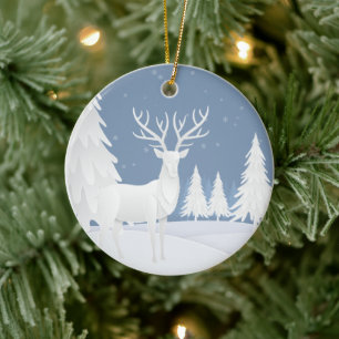 3D Christmas Ceramic Ornament