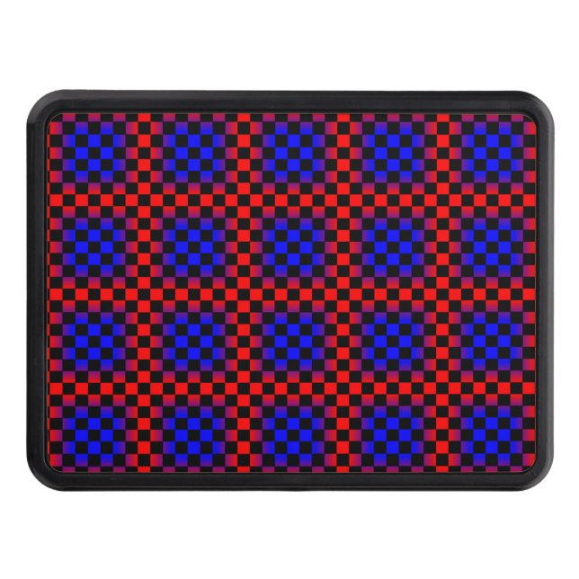 3D Chromostereopsis Illusion Hitch Cover (Front)