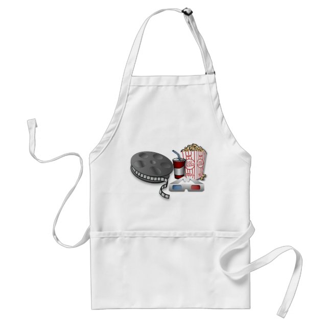 3D Cinema Adult Apron (Front)