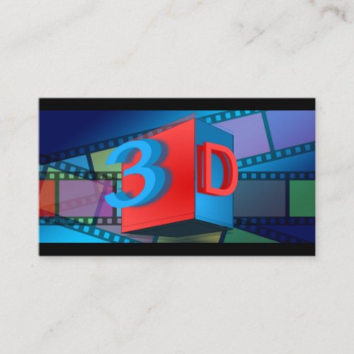 3D cinema Business Card