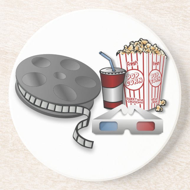 3D Cinema Drink Coaster (Front)