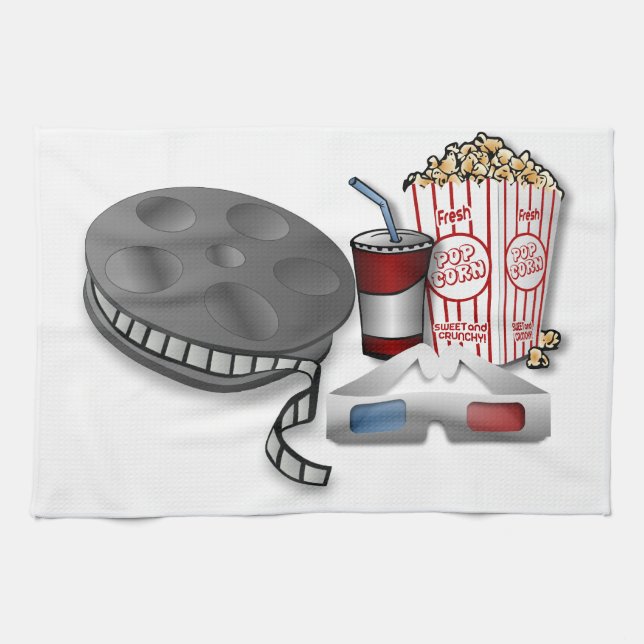 3D Cinema Kitchen Towel (Horizontal)