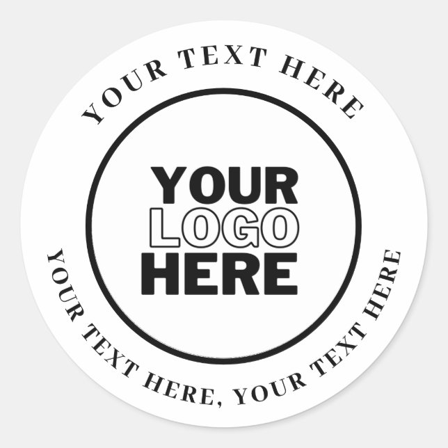 3D CLASSIC ROUND STICKER (Front)