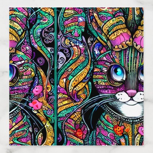 3D Clear Very Little Cute Full Body Beautiful Cat Envelope Liner