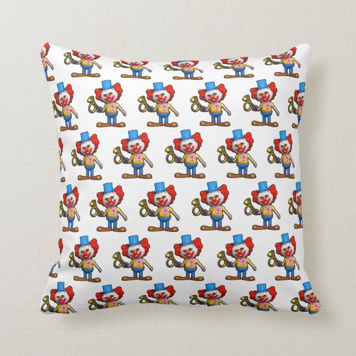 3d Clown Car Horn Pillow