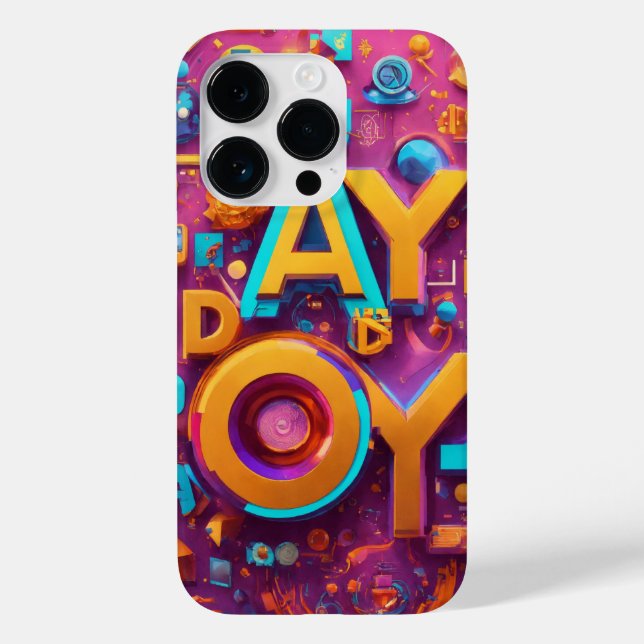 3D colorful iPhone cases  (Back)