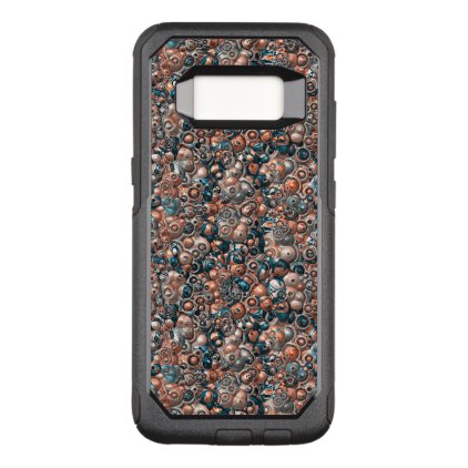 3D Copper And Blue Abstract OtterBox Commuter Samsung Galaxy S8 Case