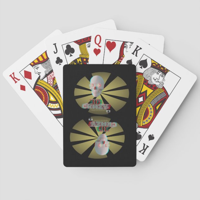 3D Crazy Poker Cards (Back)