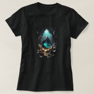 3d Crystal Glowing Deep Inside T-Shirt