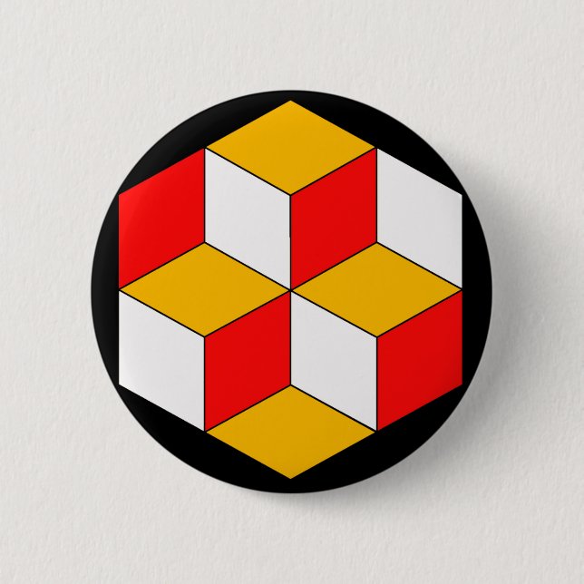3d cubes button (Front)