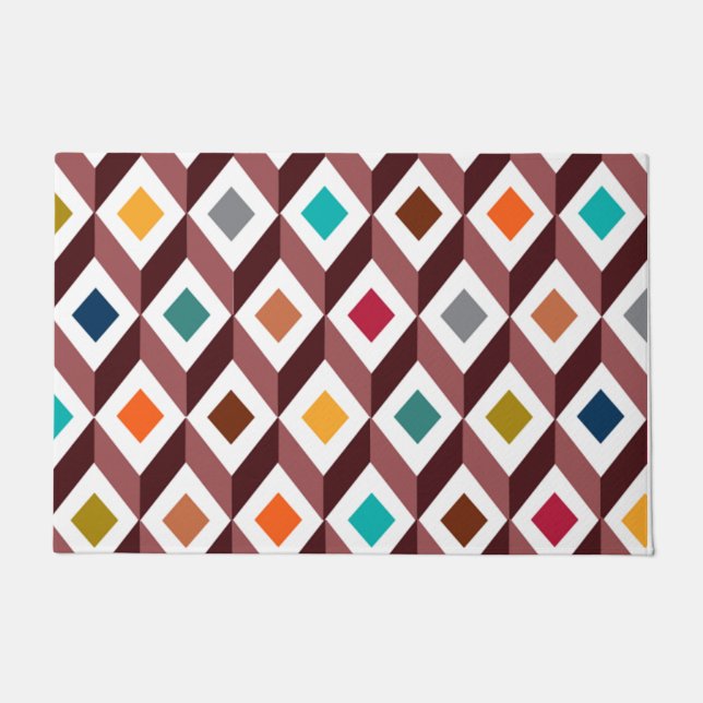 3D Cubes Doormat (Front)