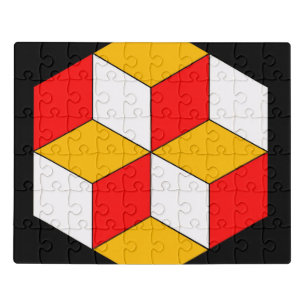3d cubes jigsaw puzzle