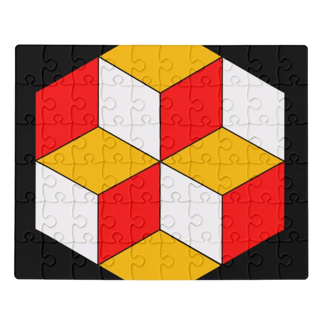 3d cubes jigsaw puzzle (Puzzle Horizontal)