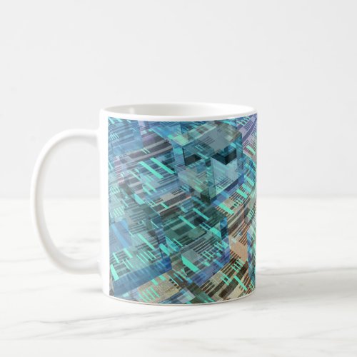 3D Cubes of Data Coffee Mug