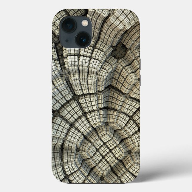 3D Cubic Pit Optical Illusion | Custom iPhone Case (Back)