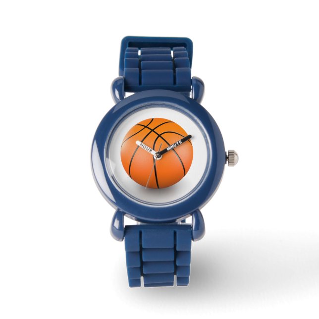 3D cute basketball ball Watch (Front)
