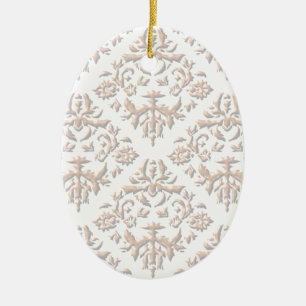 3D Damasks Ceramic Ornament