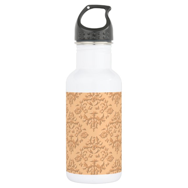 3D Damasks Water Bottle (Front)