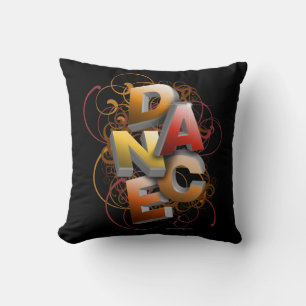 3D Dance (Fall) Throw Pillow