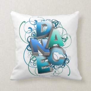 3D Dance (Spring) Throw Pillow