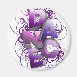 3D Dance (Summer) Magnet