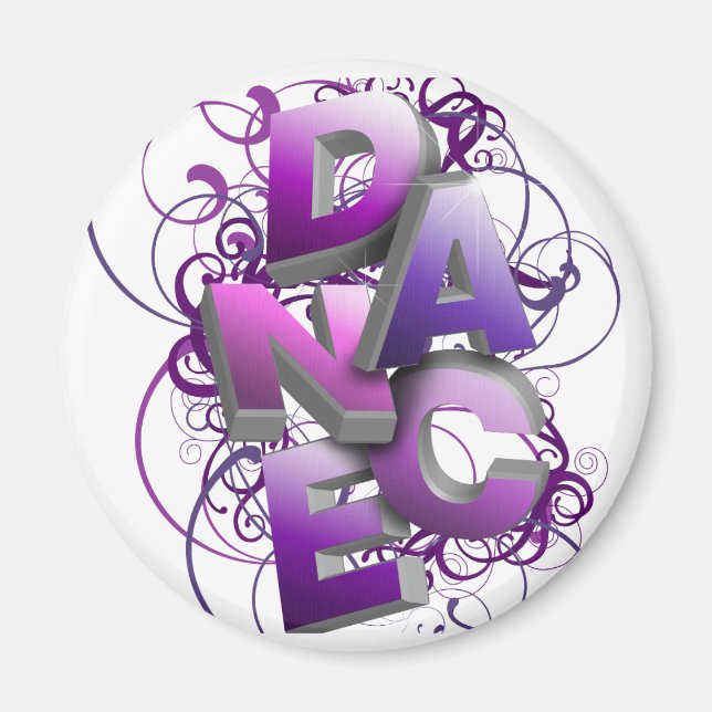 3D Dance (Summer) Magnet (Front)
