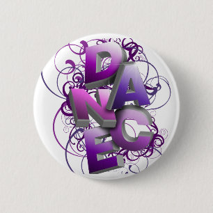 3D Dance (Summer) Pinback Button