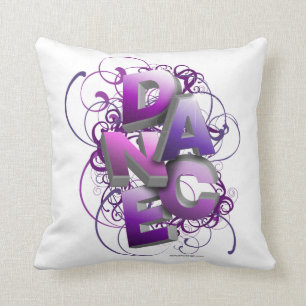 3D Dance (Summer) Throw Pillow