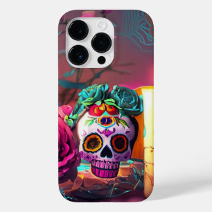 3D Day of the Dead Case-Mate iPhone 14 Pro Case