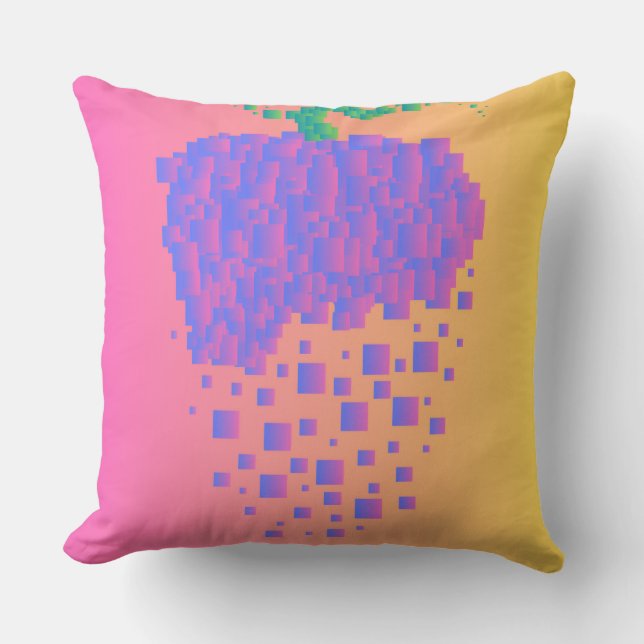3D DECOR PILLOW: THE GRAPE DIMENSION THROW PILLOW (Front)