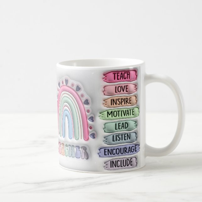 3d Design mug for teachers (Right)