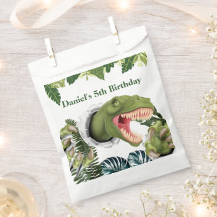 3D Dinosaur Birthday Favor Bag