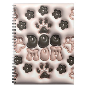 3D Dog Mom Notebook