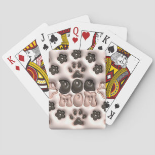 3D Dog Mom Poker Cards